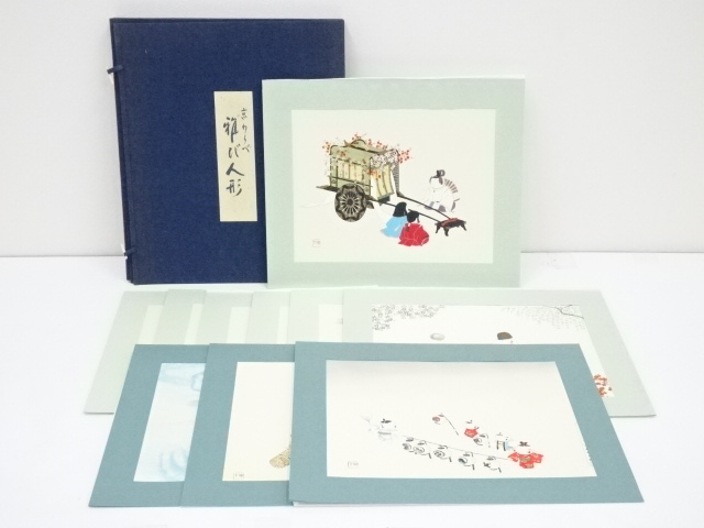 JAPANESE WOODBLOCK PRINT/ HAND PRINTED / SET OF 10 